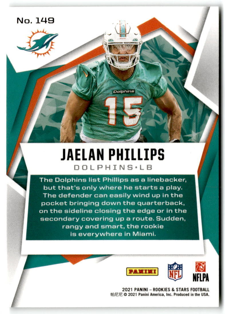 2021 Panini Rookies & Stars #149 Jaelan Phillips NM