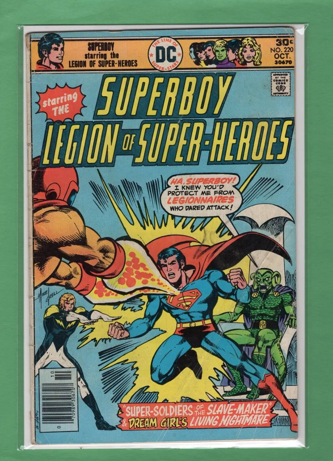 SUPERBOY AND LEGION OF SUPER-HEROES # 220 VERSUS WARLORD OF THRAG
