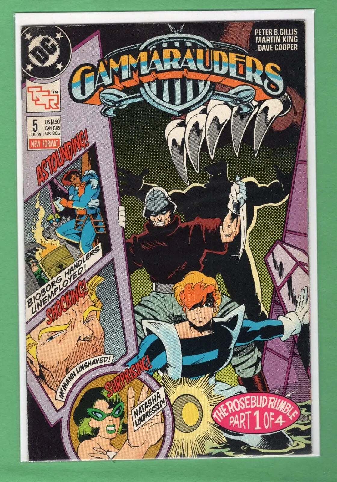 Gammarauders Dc Comics Issue# 5 Comic Book (1989)