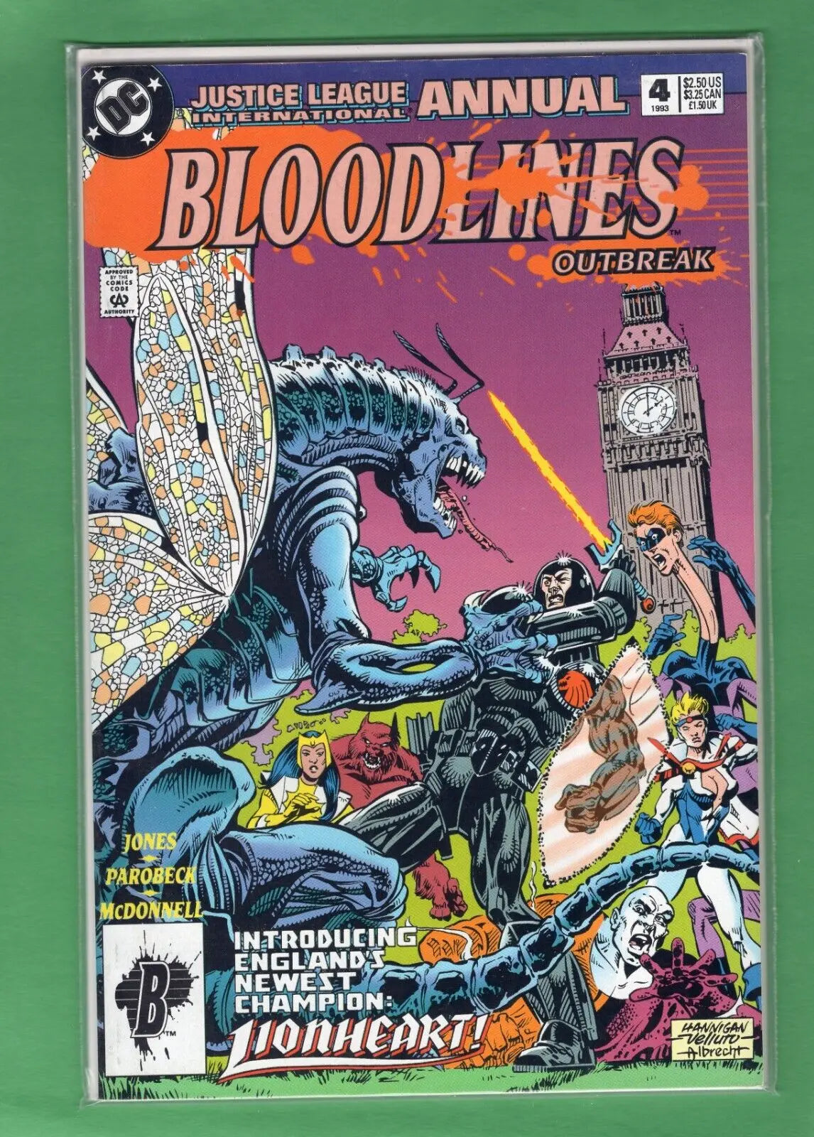 DC comics Justice League international Bloodlines outbreak #4