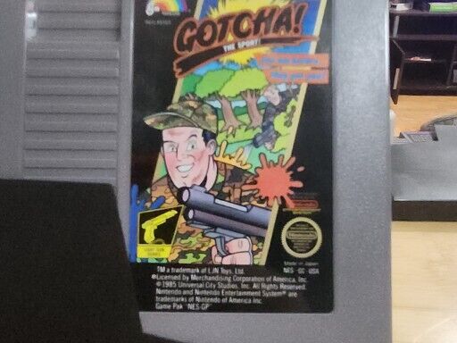 Nintendo NES Gotcha (The Sport) Video Game Cartridge