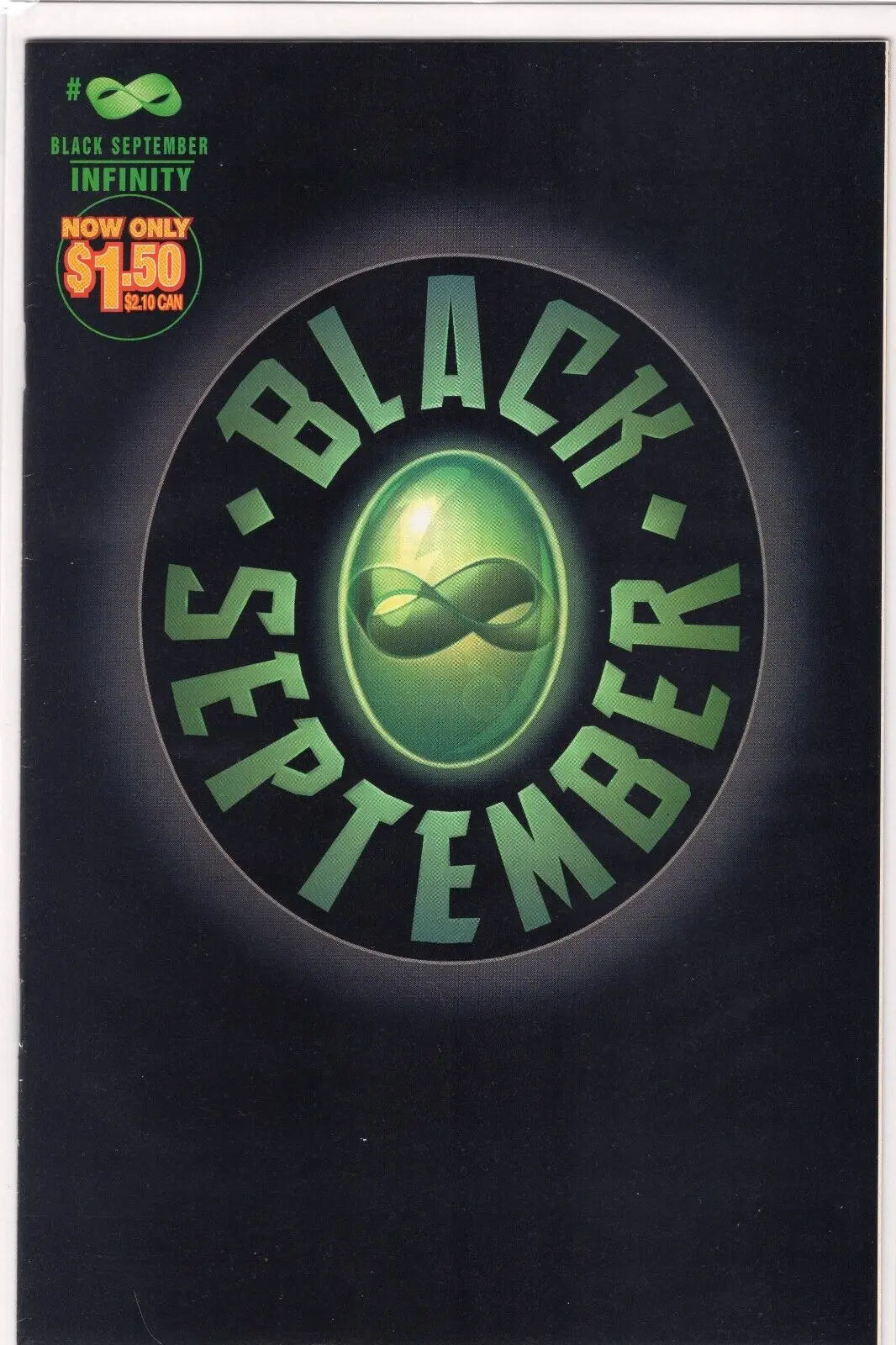Black September Infinity Comic Book Bagged and Boarded