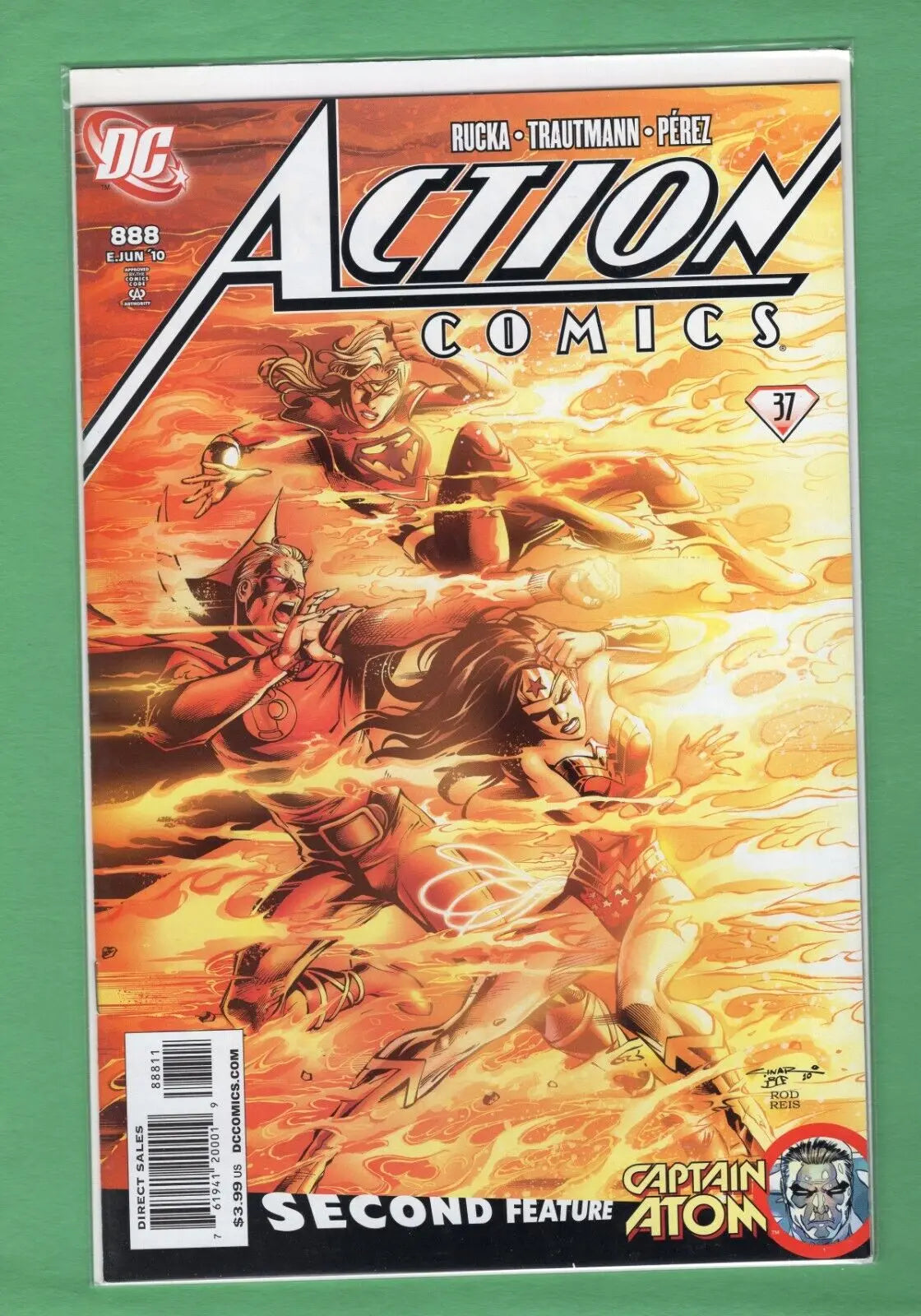 DC Comic Book Action Comics Superman 888 Captain Atom Backup