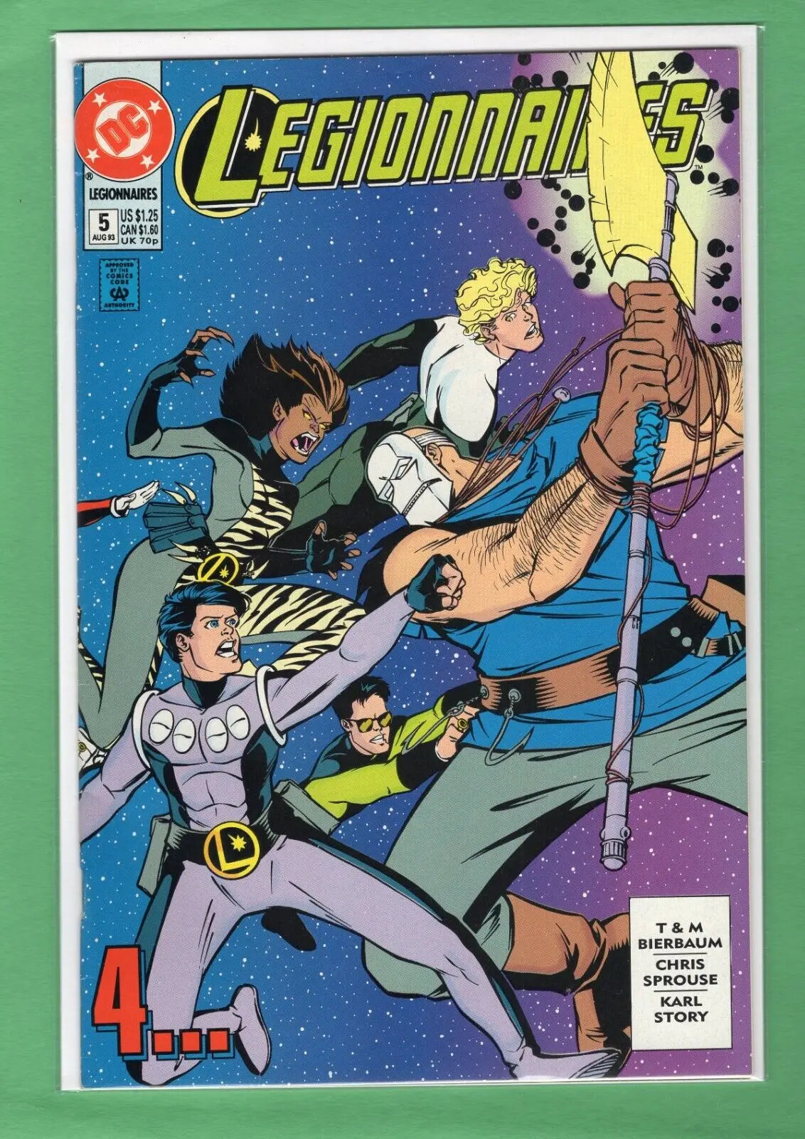 Legionnaires #5 New Life New Death 1993 Series DC Comics Comic