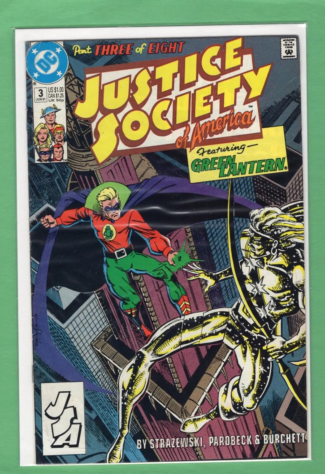 Justice Society of America #3 1991 DC Comics Comic Book