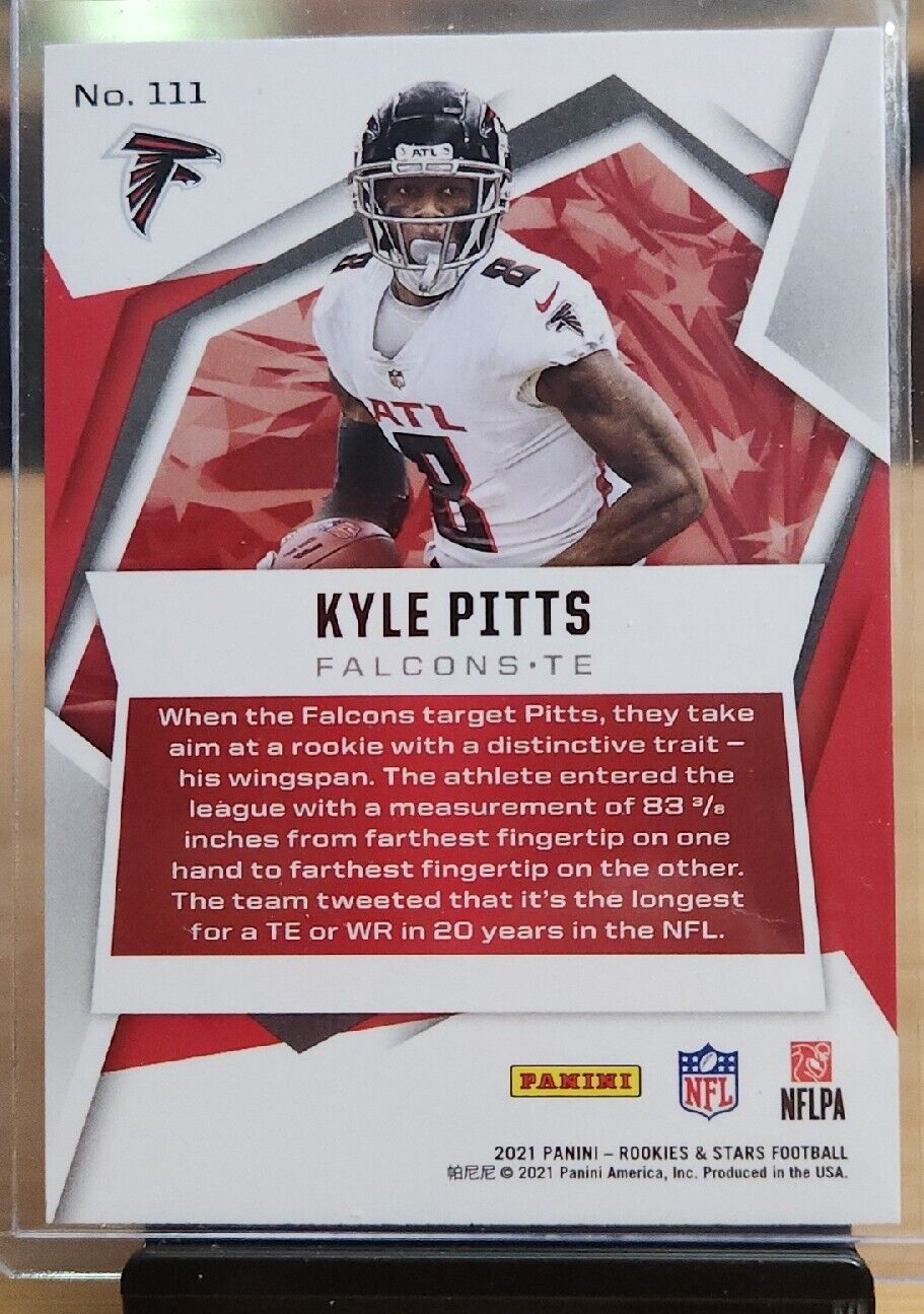KYLE PITTS RC 2021 Panini Rookies and Stars #111 ROOKIE Falcons NFL
