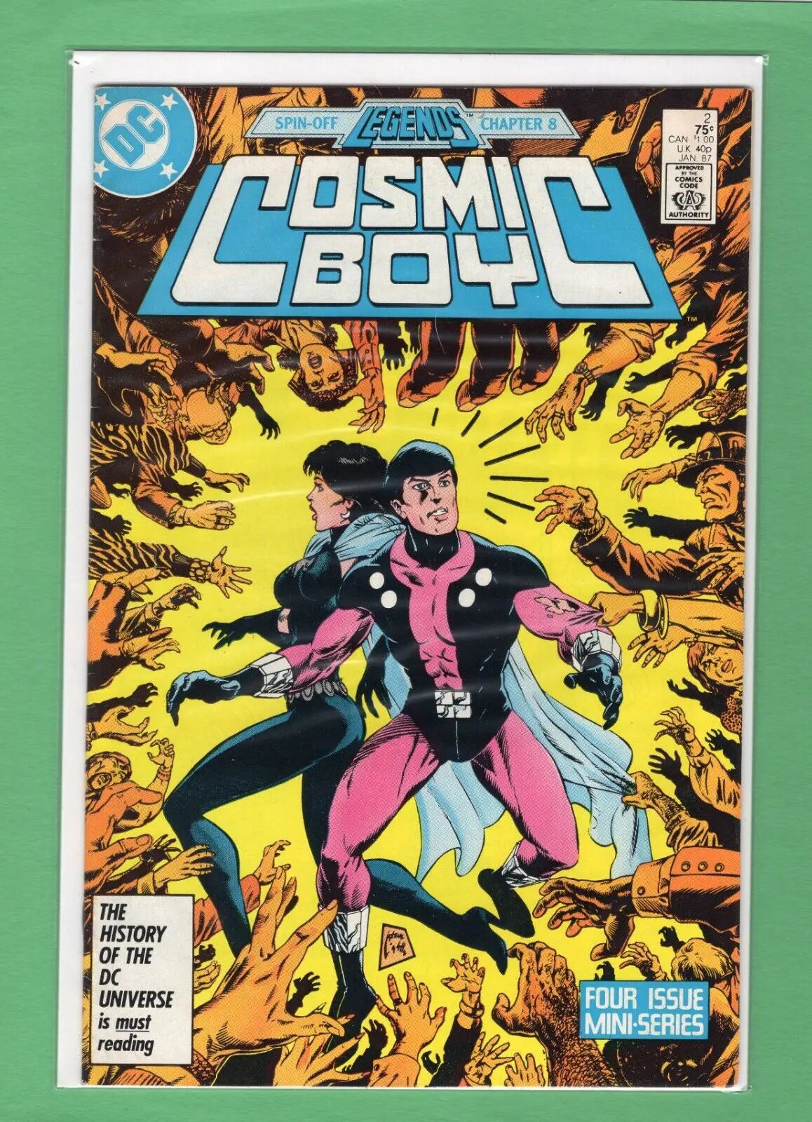 COSMIC BOY Comic - No 2 - Date 01/1987 - DC Comic's