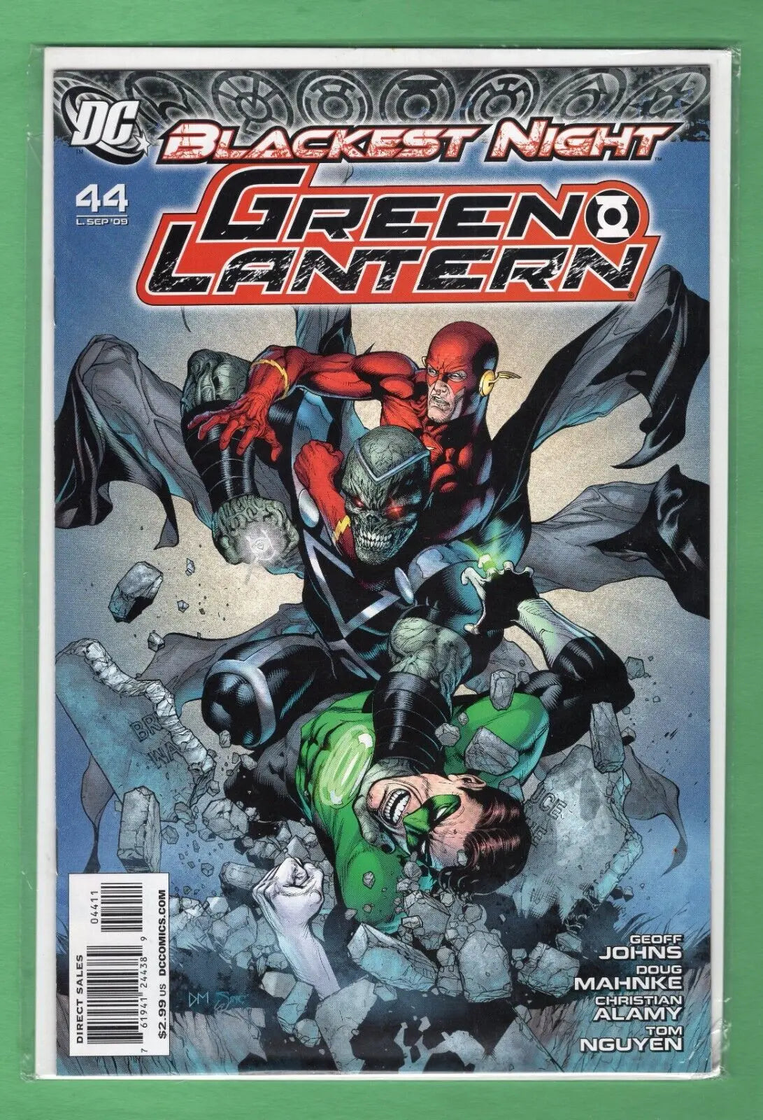 Blackest Night Green Lantern #44 2009 DC Comic Book