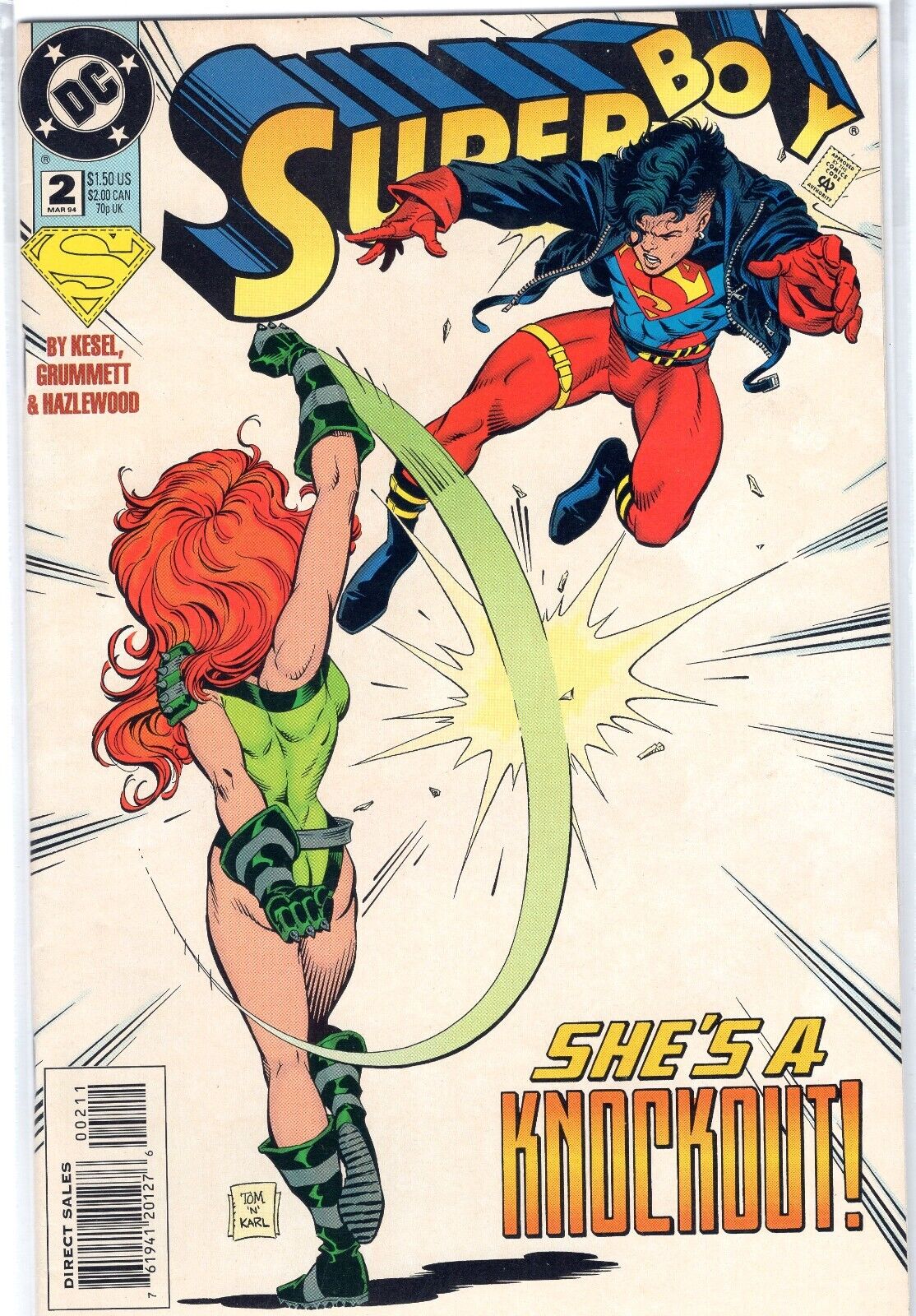 Superboy #2 DC Comics March 1994