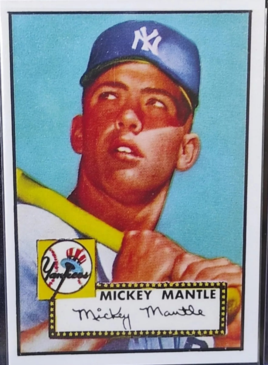 1952 Mickey Mantle iconic card