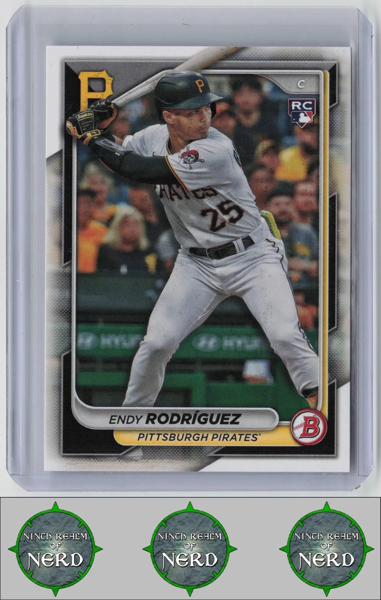 Endy Rodriguez 2024 Bowman Sky Blue #68 SN Pittsburgh Pirates CDP