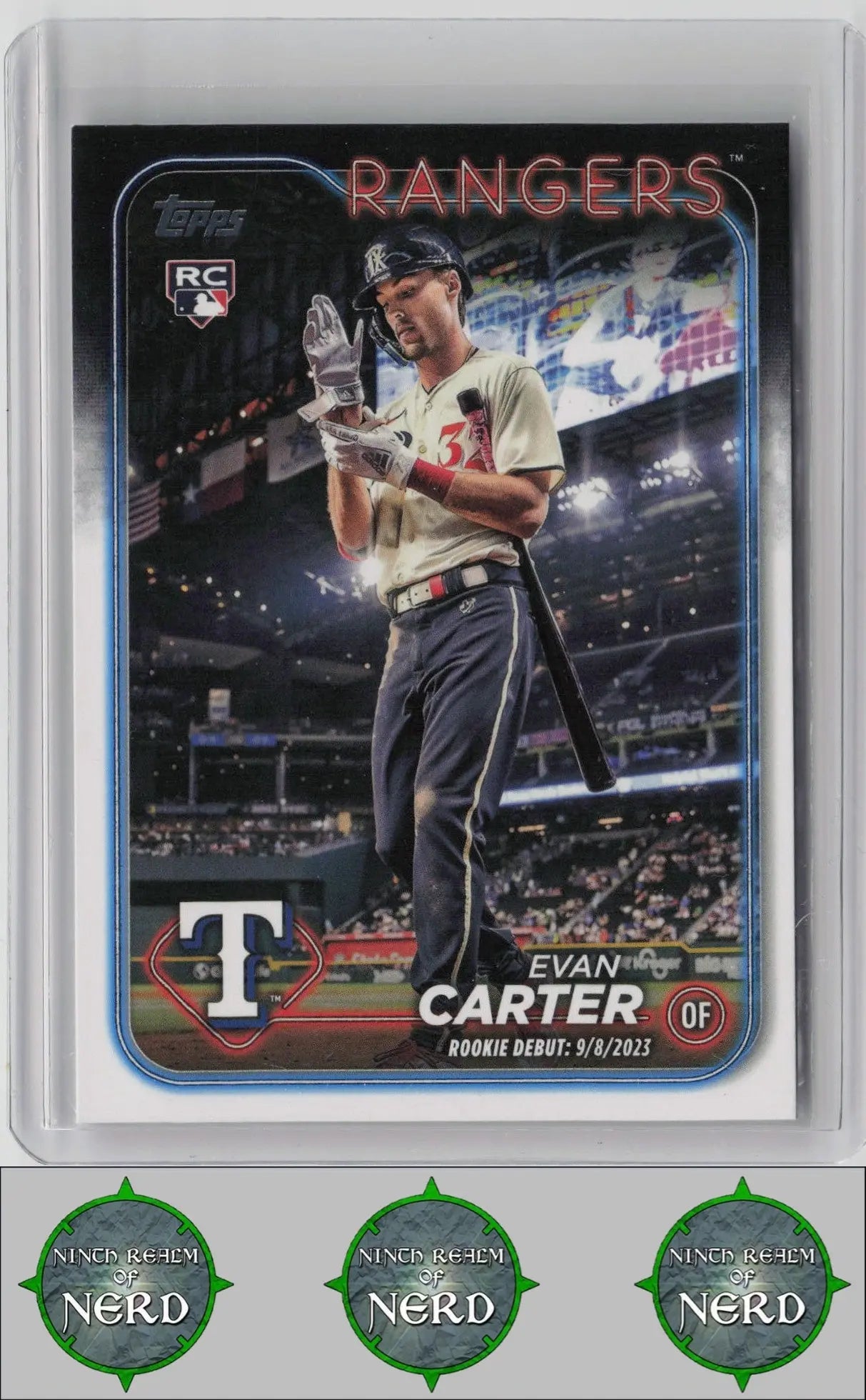 Evan Carter 2024 Topps Update #US58 Texas Rangers CDP