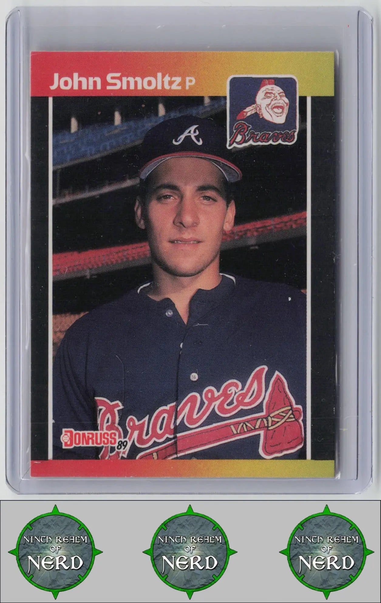 John Smoltz 1989 Donruss #642b RC Atlanta Braves CDP