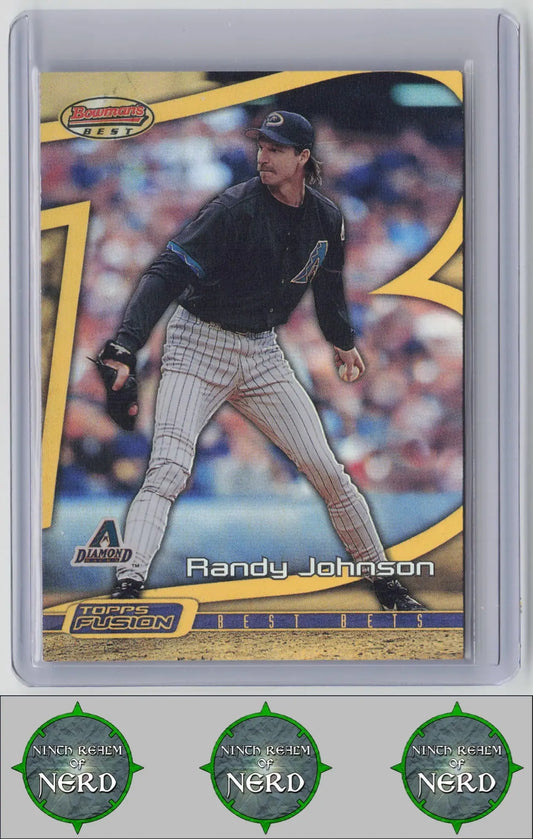Randy Johnson 2001 Topps Fusion #201 Arizona Diamondbacks CDP
