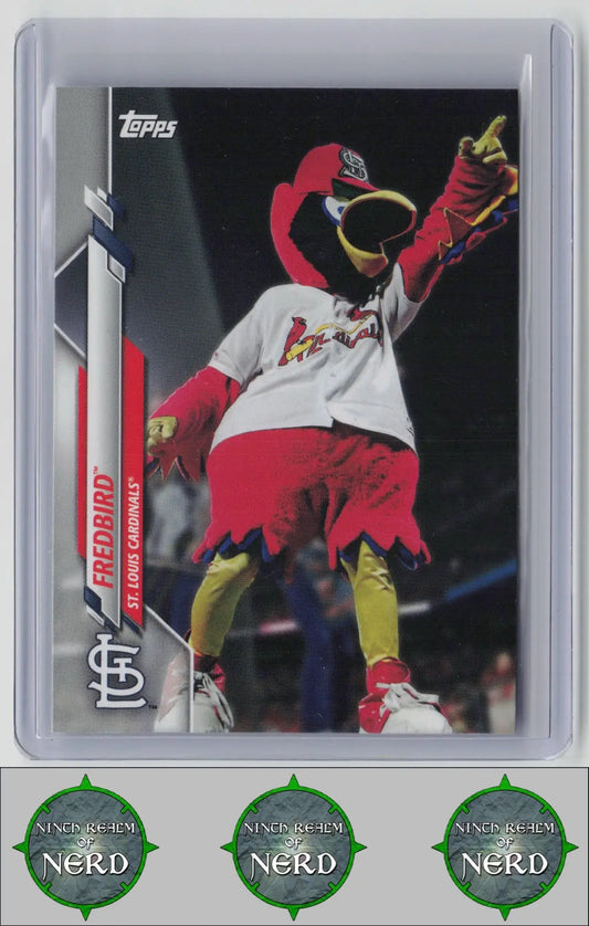 Fredbird 2020 Topps Opening Day Mascots #M-5 St. Louis Cardinals - Ninth Realm of Nerd