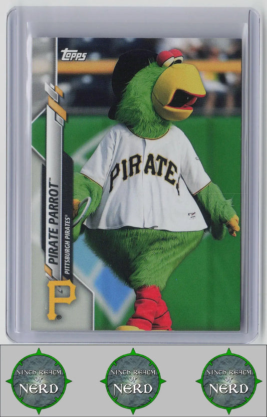 Pirate Parrot 2020 Topps Opening Day Mascots #M-13 Pittsburgh Pirates - Ninth Realm of Nerd