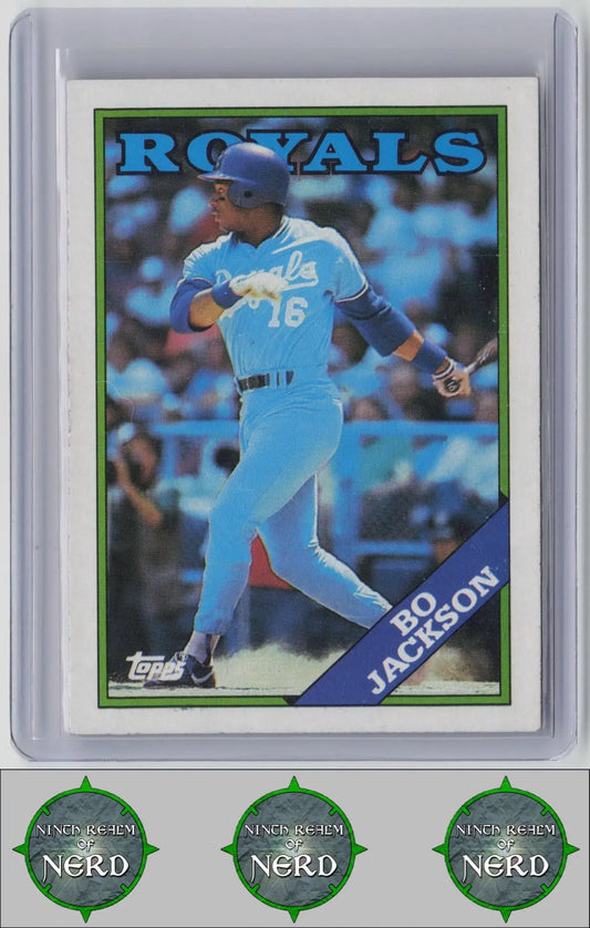 Bo Jackson 1988 Topps #750 Kansas City Royals CDP