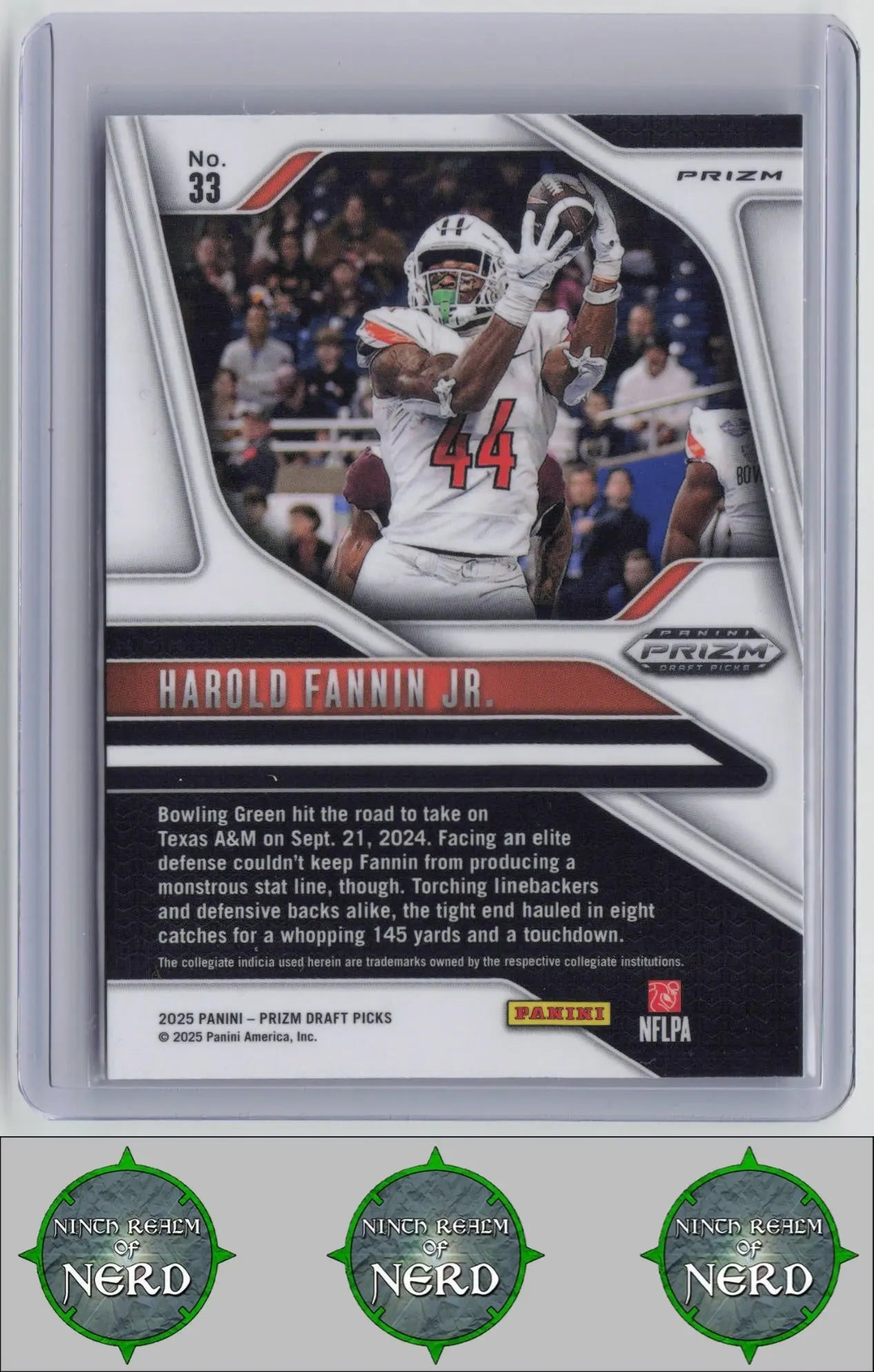 Harold Fannin Jr. 2025 Panini Prizm Draft Picks Prizms Gold Ice #33