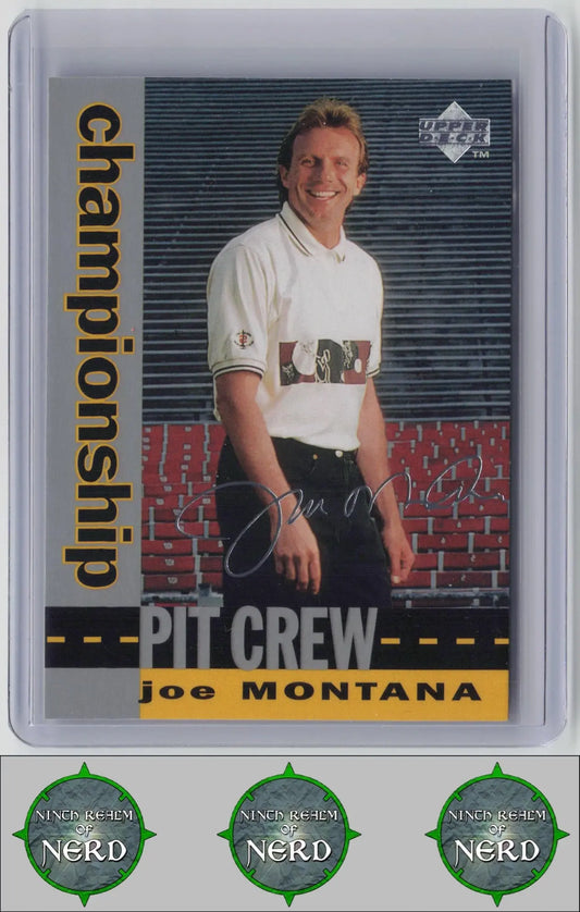 Joe Montana 1995 Upper Deck Silver Signature / Electric Silver #135 49ers/Chiefs