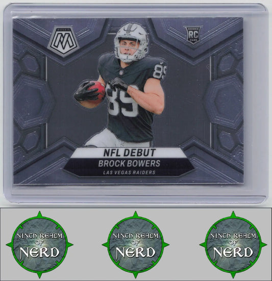 Brock Bowers 2024 Panini Mosaic #286 Las Vegas Raiders CDP