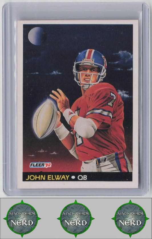 John Elway 1992 Fleer #471 Denver Broncos CDP