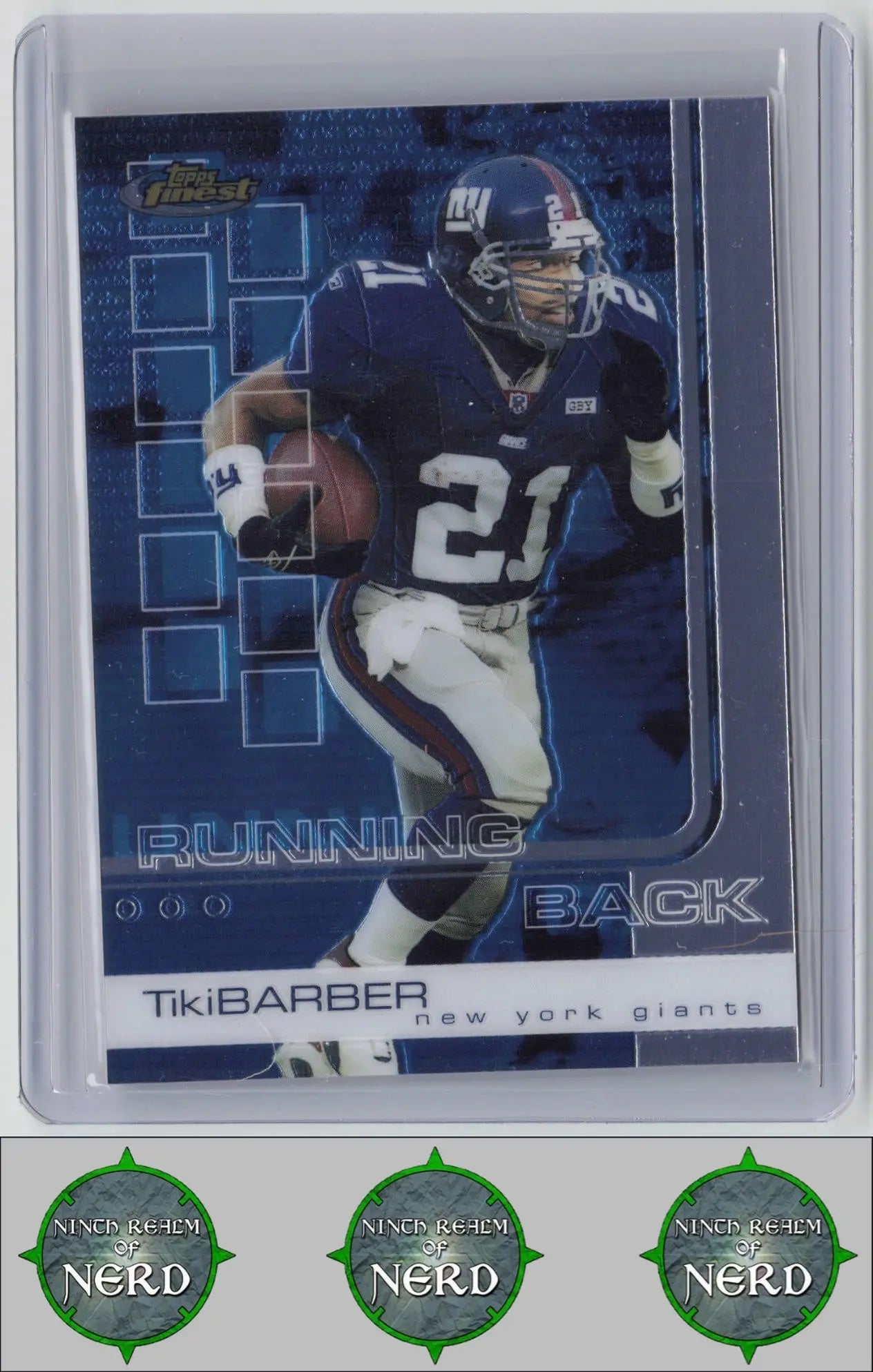 Tiki Barber 2002 Finest #25 New York Giants CDP