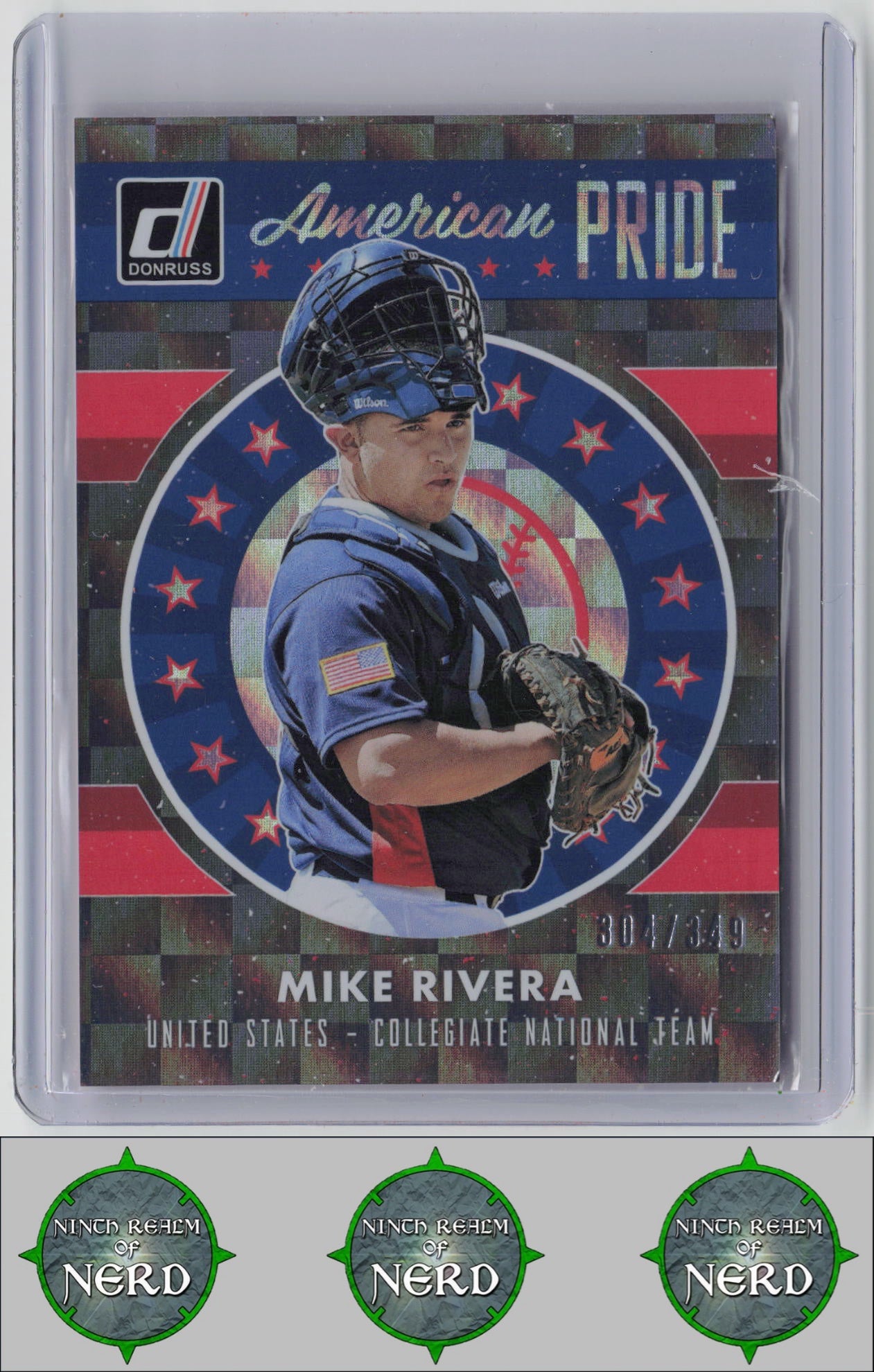 Mike Rivera 2017 Donruss American Pride Silver #AP-18 SN