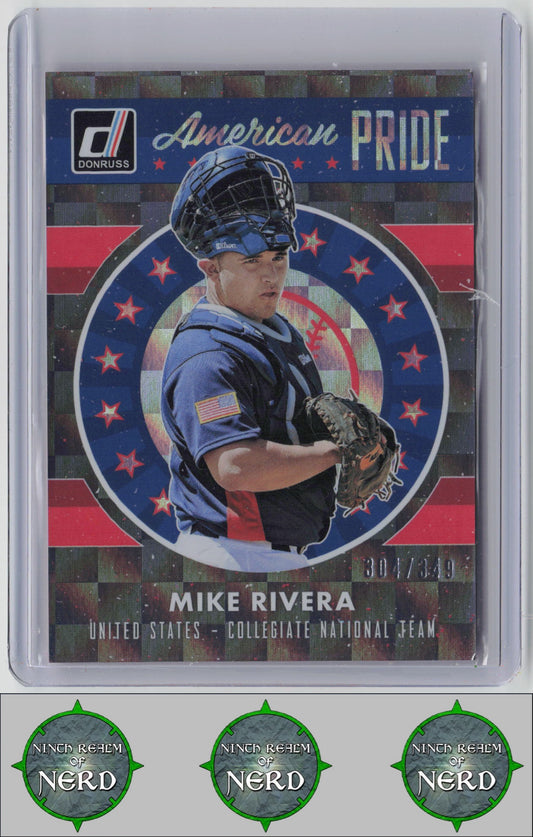 Mike Rivera 2017 Donruss American Pride Silver #AP-18 SN