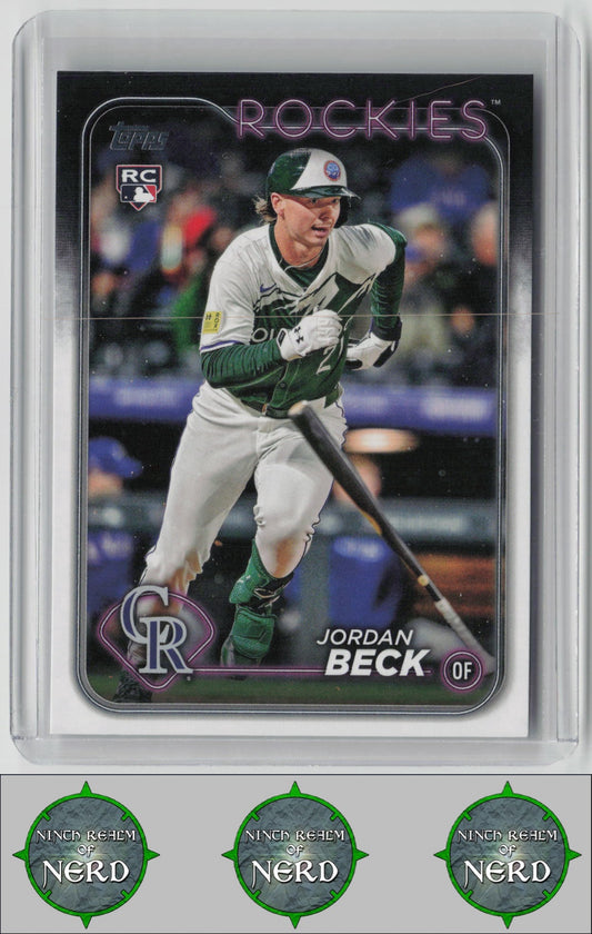 Jordan Beck 2024 Topps Update Royal Blue #US269 RC Colorado Rockies