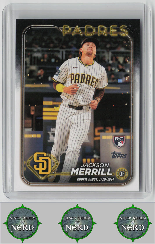 Jackson Merrill 2024 Topps Update #US169 San Diego Padres
