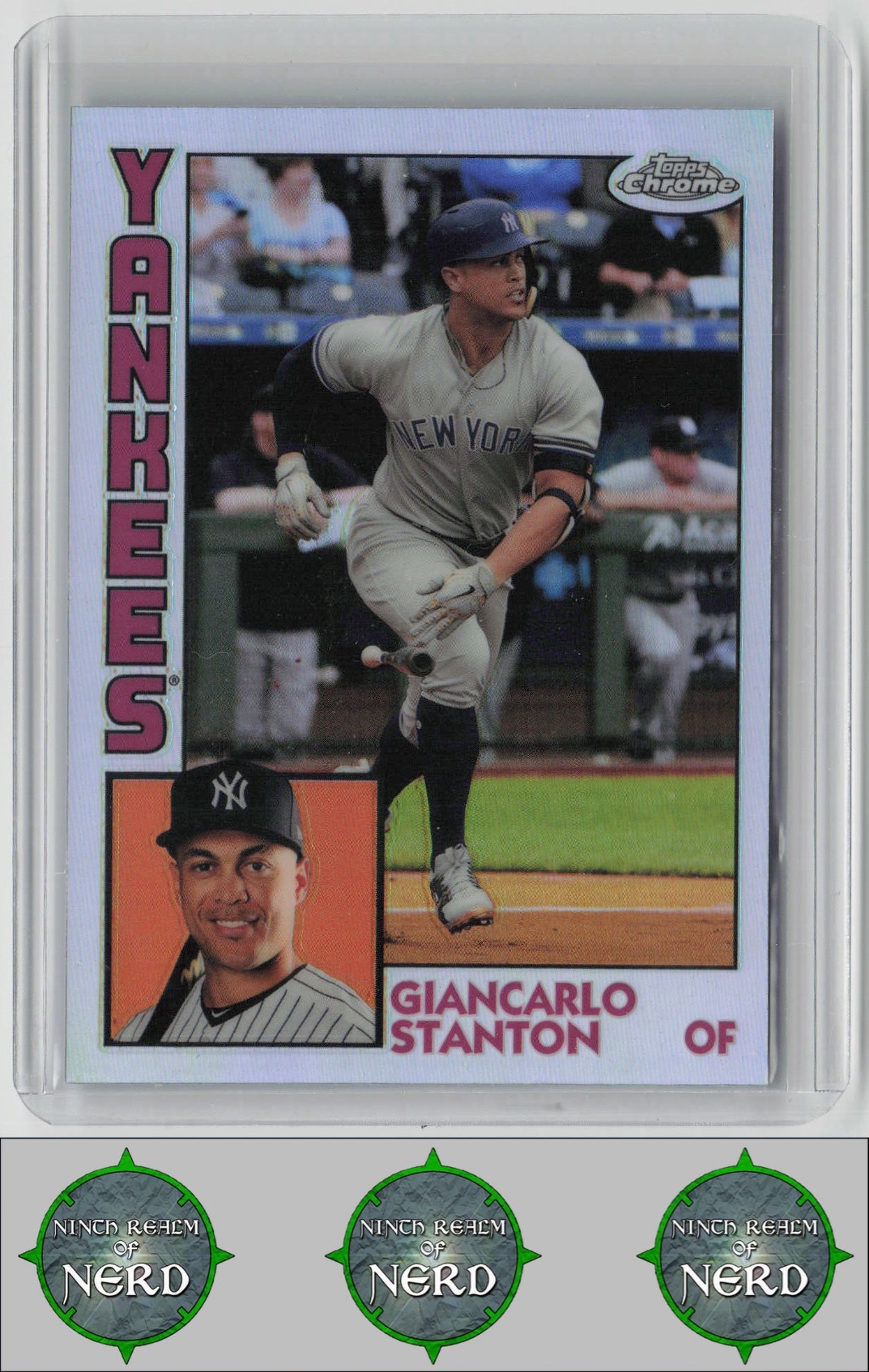 Giancarlo Stanton 2019 Topps Chrome 1984 35th Anniversary #84TC-13 NY Yankees