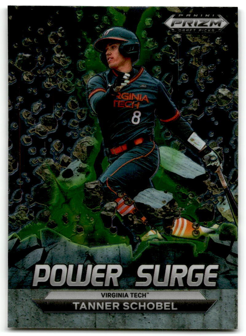 2022 Panini Prizm Draft Picks #PS-TS Tanner Schobel Power Surge NM