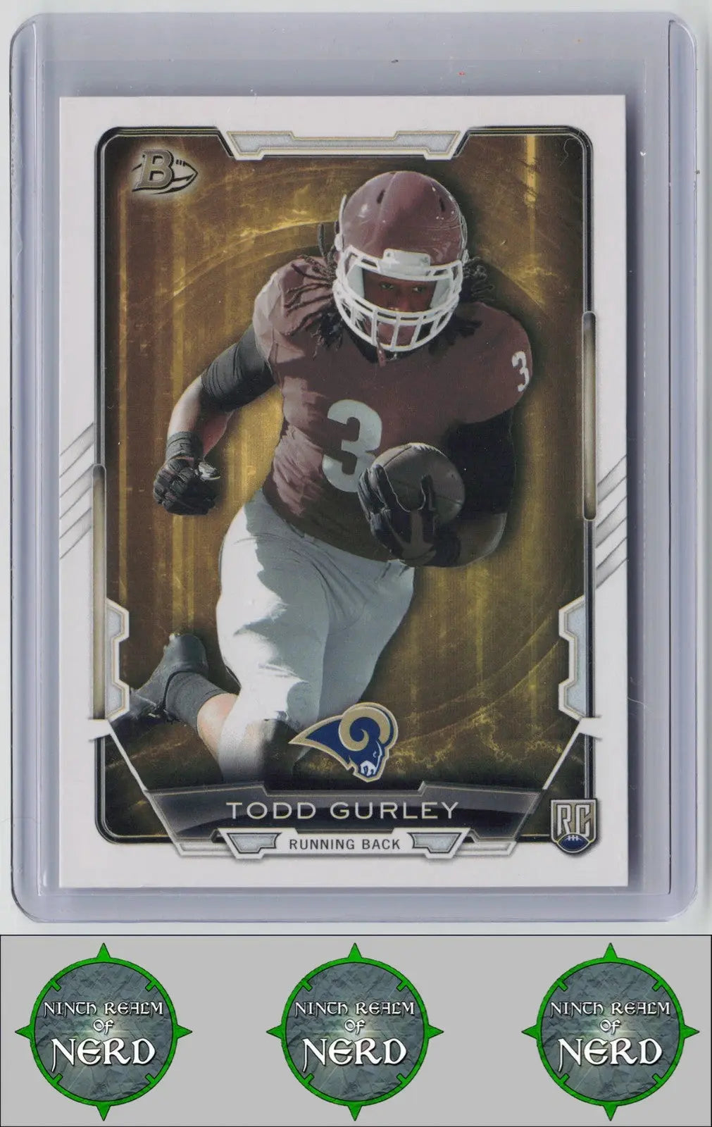 Todd Gurley 2015 Bowman Rookies #28 RC St. Louis Rams