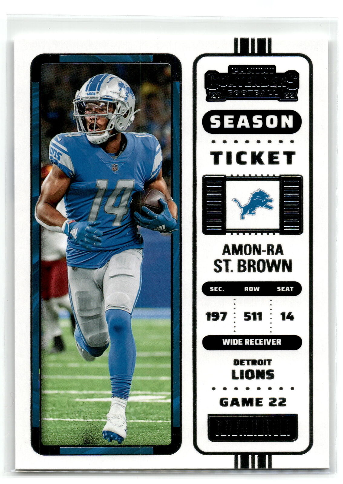 2022 Panini Contenders #36 Amon-Ra St. Brown NM