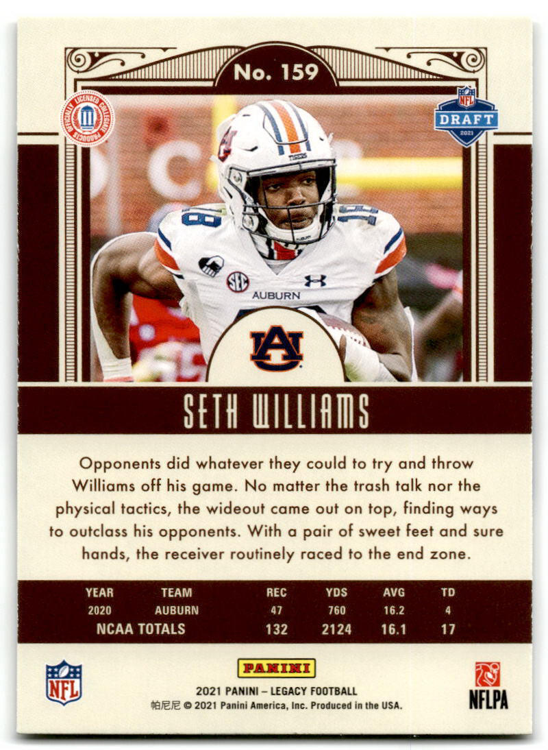 2021 Panini Legacy #159 Seth Williams NM