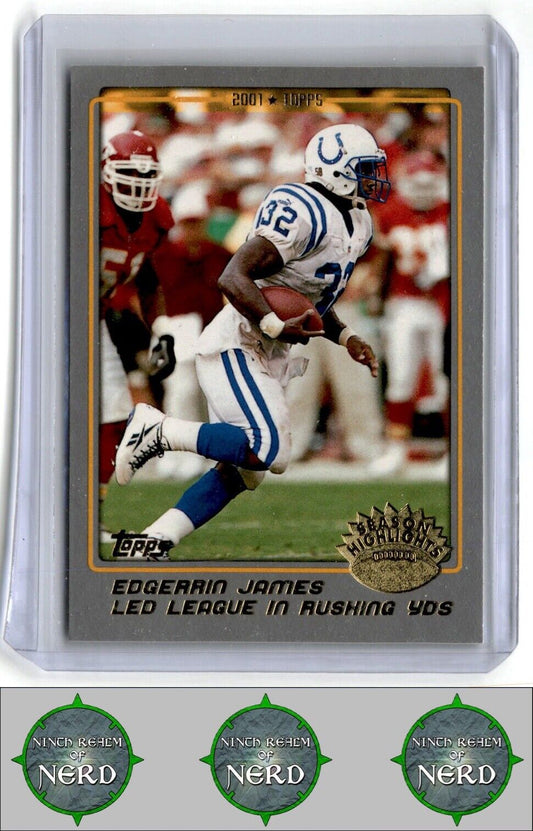 2001 Topps #290 Edgerrin James Topps Collection