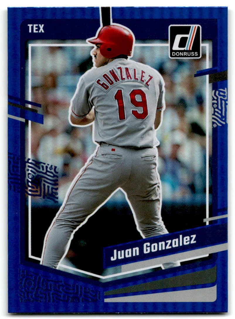 2023 Donruss #197 Juan Gonzalez Holo Blue NM