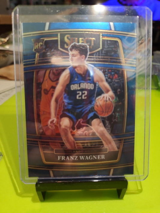 2021-22 Panini Select Concourse Blue Prizm Franz Wagner #15 Rookie RC