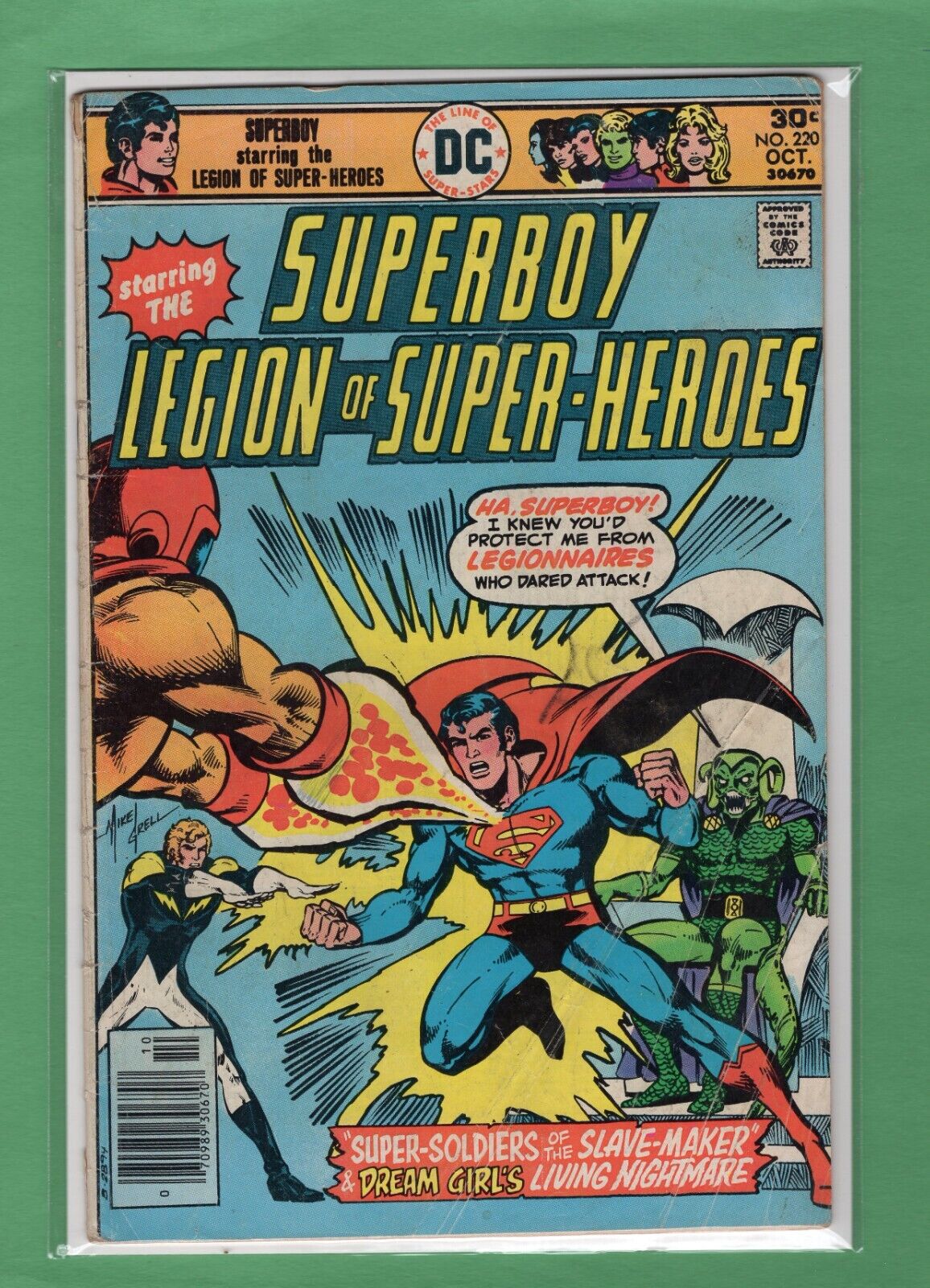 SUPERBOY AND LEGION OF SUPER-HEROES # 220 VERSUS WARLORD OF THRAG 