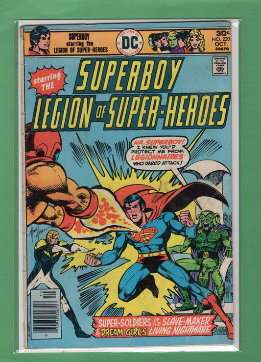 SUPERBOY AND LEGION OF SUPER-HEROES # 220 VERSUS WARLORD OF THRAG 