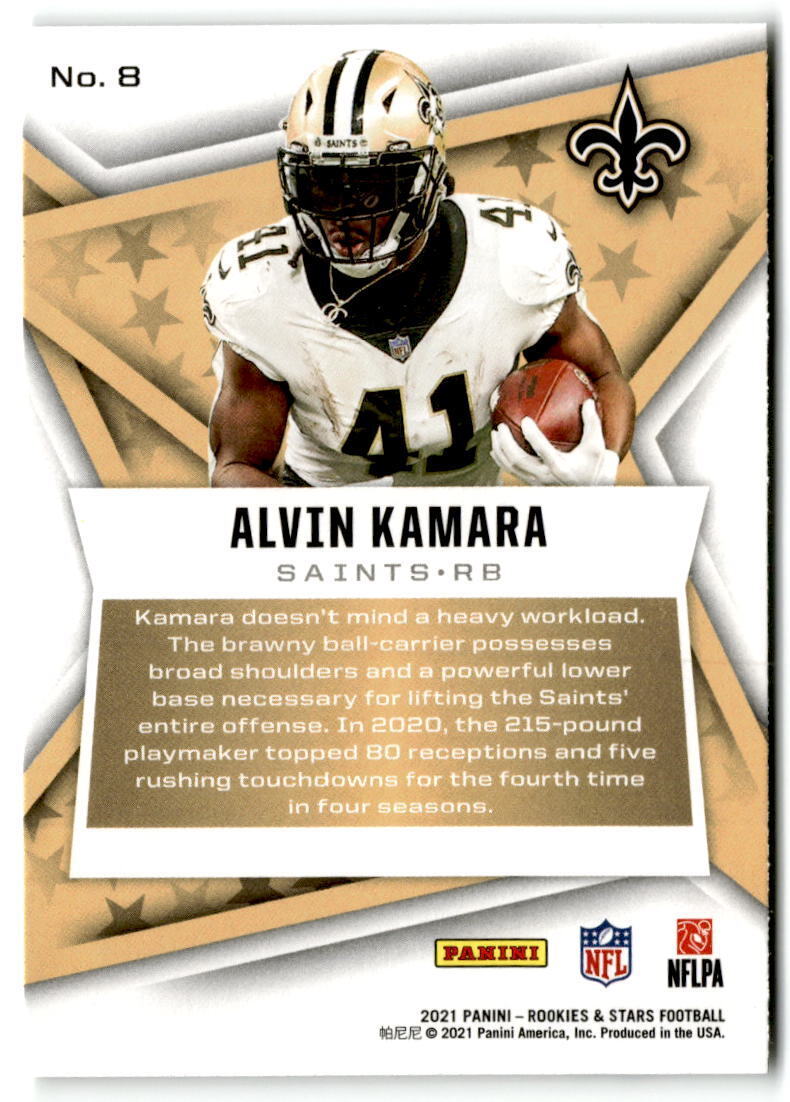 2021 Panini Rookies & Stars #8 Alvin Kamara NM