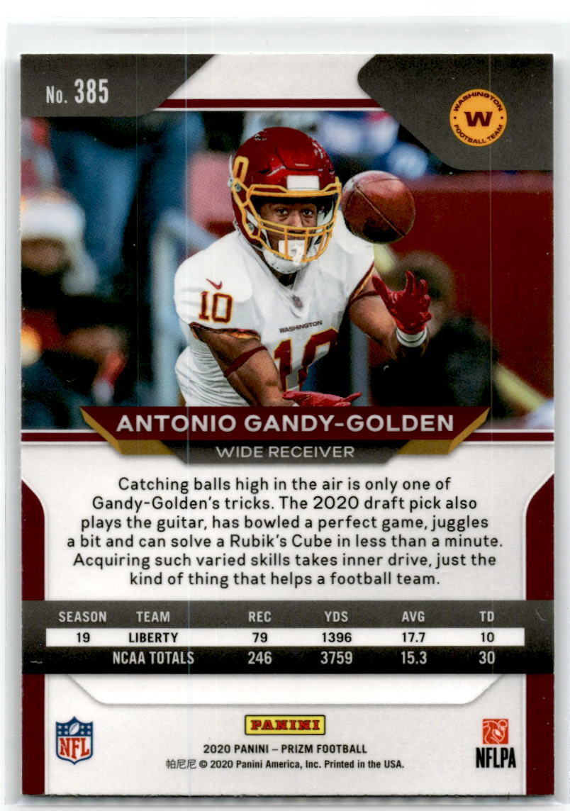 2020 Panini Prizm #385 Antonio Gandy-Golden NM