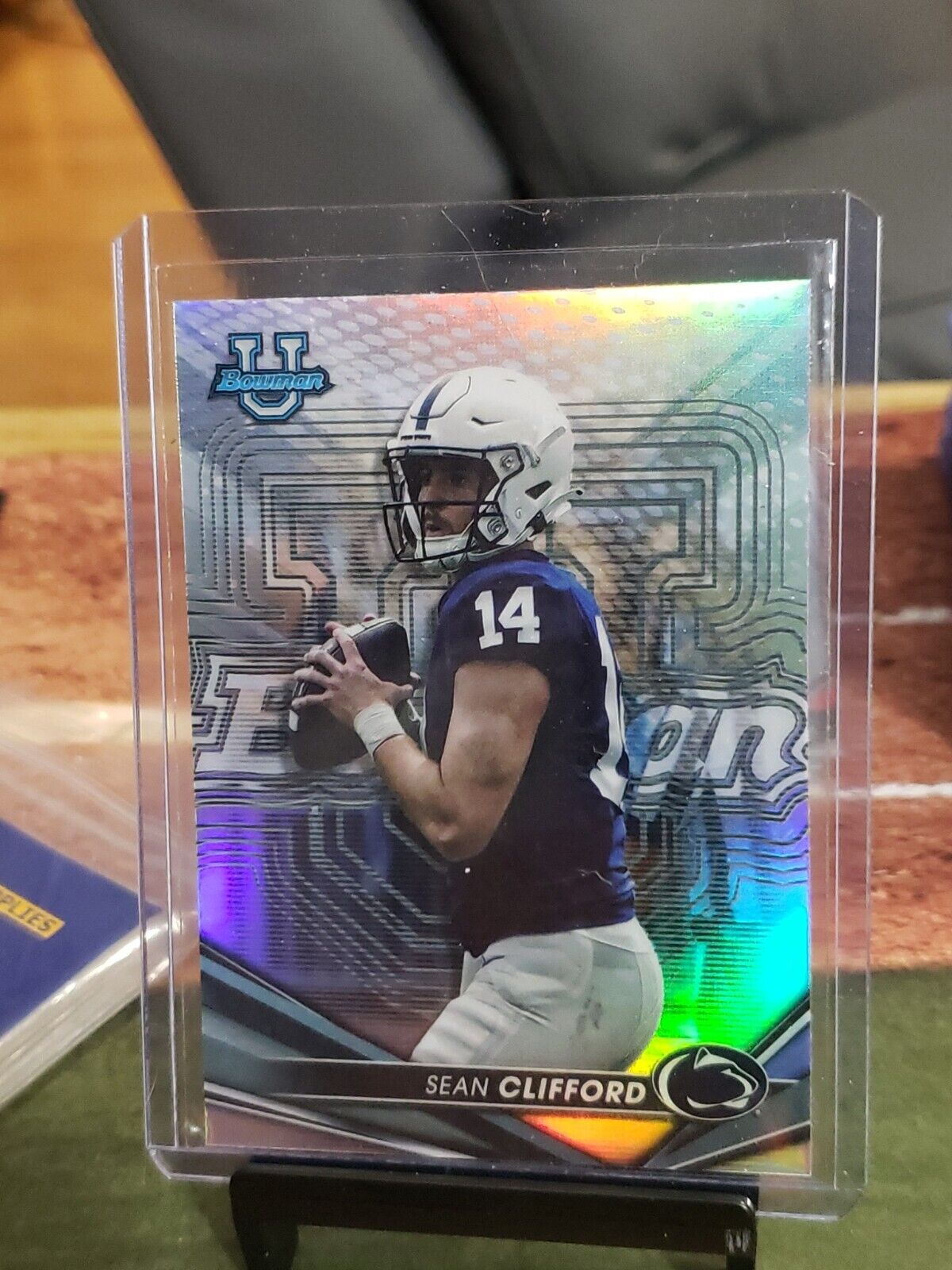 2022 Bowmans Best University #64 Sean Clifford Silver Refractor 