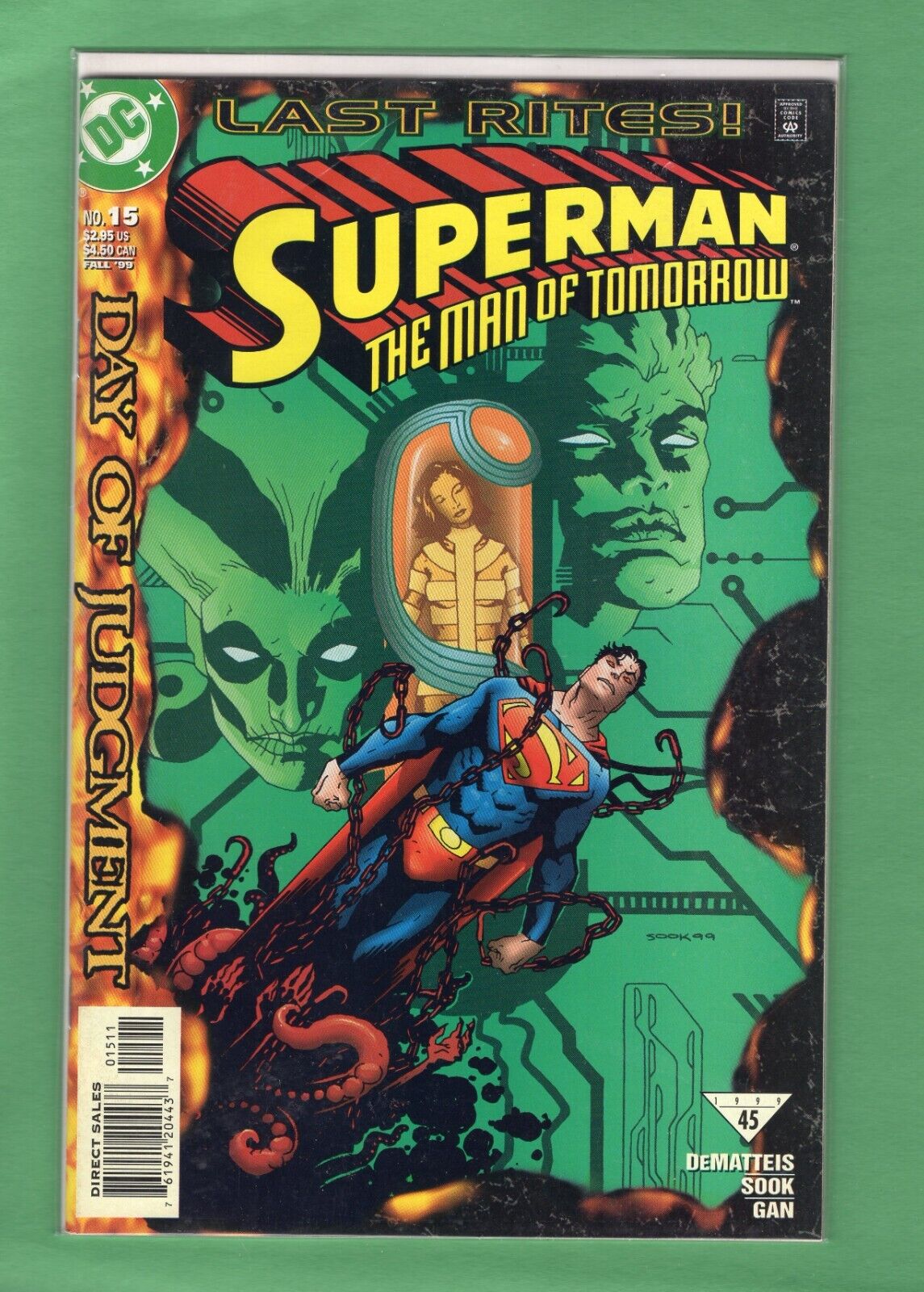 SUPERMAN: THE MAN OF TOMORROW #15 HIGH GRADE DC COMIC BOOK TS32-78