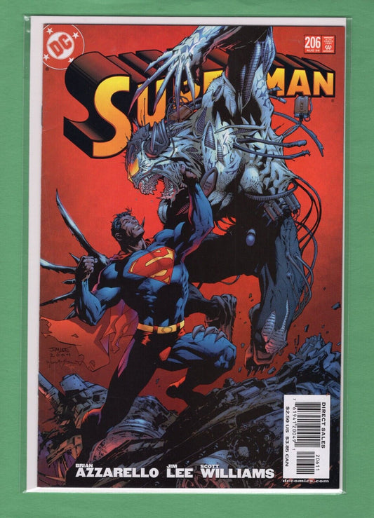 Superman #206 Jim Lee Cover & Art