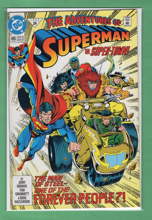 DC Comics SUPERMAN IN SUPER TOWN - Oct 1992 - Forever People 