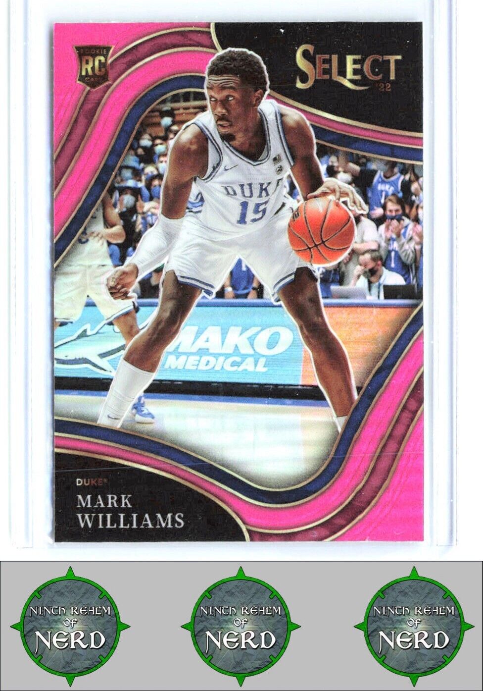 2022 Panini Chronicles Draft Picks #17 Mark Williams Select Pink