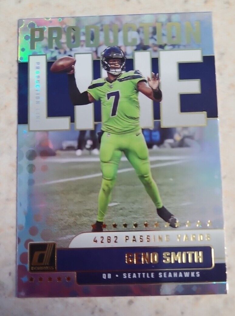 2023 Donruss Production Line #PDL-7 Geno Smith - Seattle Seahawks