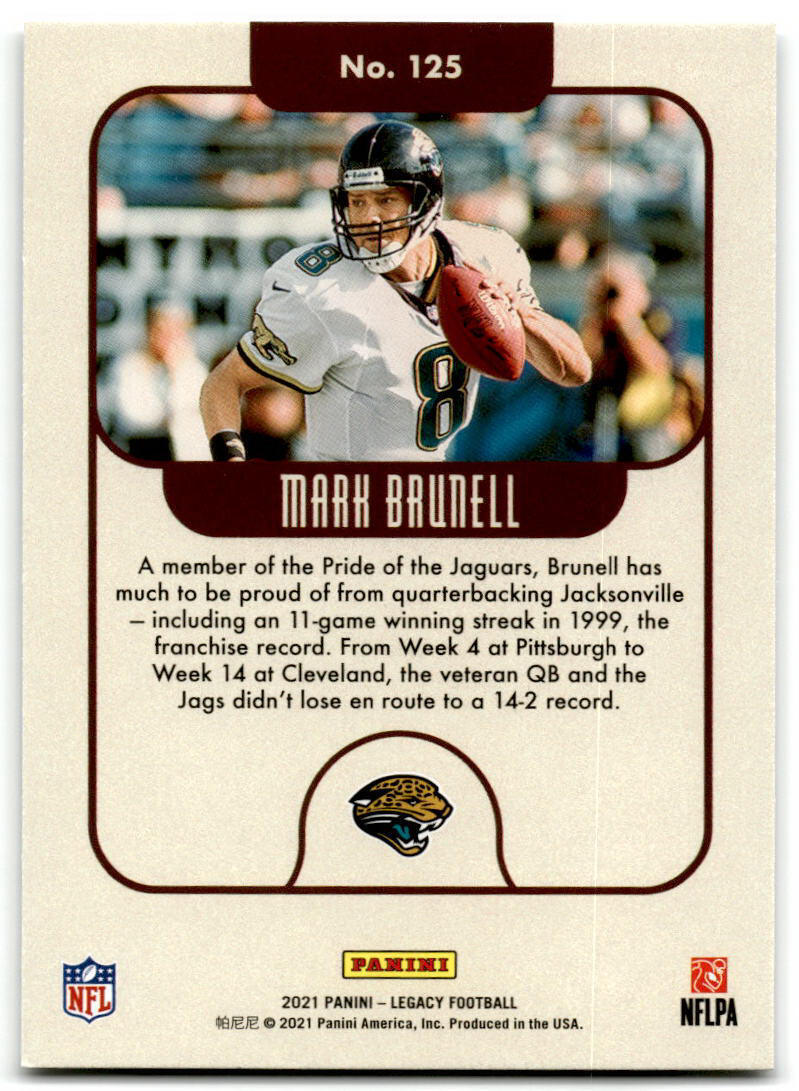 2021 Panini Legacy #125 Mark Brunell NM