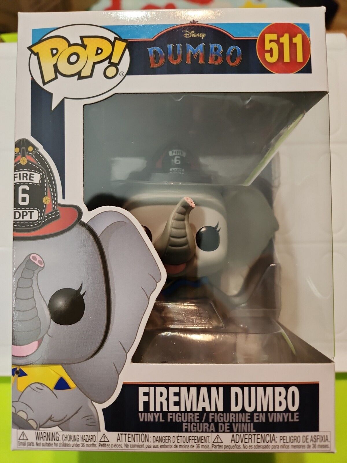 FUNKO POP FIREMAN DUMBO DISNEY #511 VAULTED RETIRED VINYL FIGURE MINT